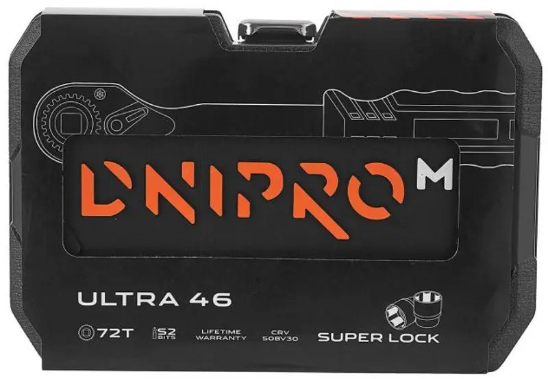 Набор инструментов Dnipro-M Ultra Super Lock S2 1/4
