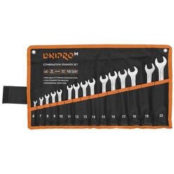 Набор ключей Dnipro-M CR-V 6-19/22 15шт