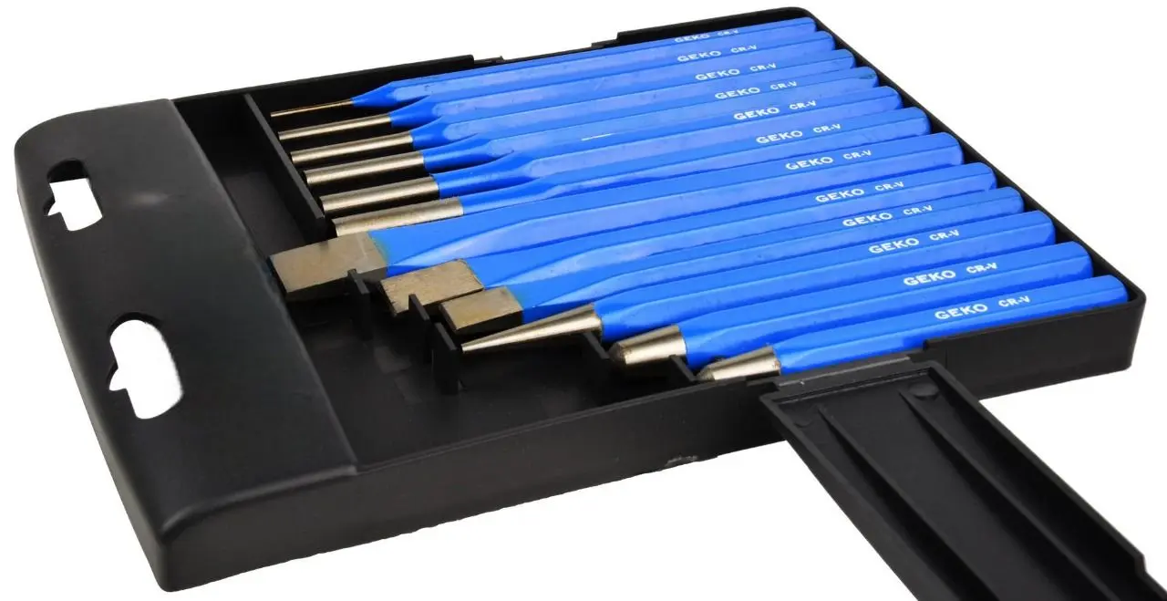 Set de dalti si poansone Geko G38550