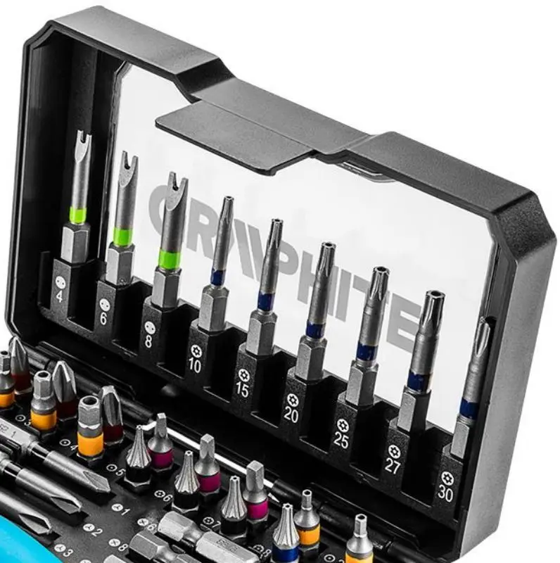 Набор бит с держателем Graphite 56H602