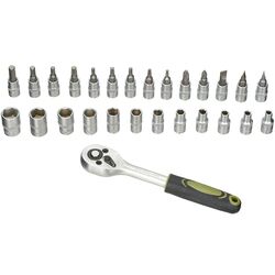 Набор ключ с трещоткой + биты Heinner CTSM020 Thumb