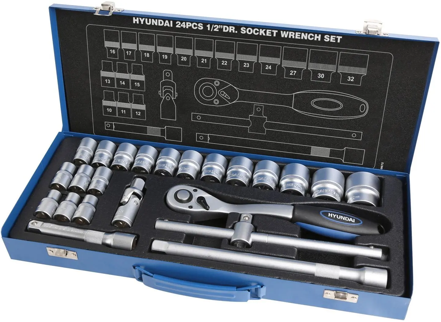 Set chei tubulare Hyundai HY-59672