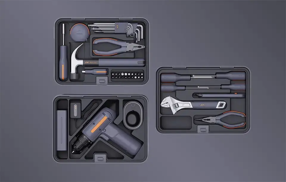 Аккумуляторная электрическая дрель + набор инструментов Jimi Home X3-ABC - 4