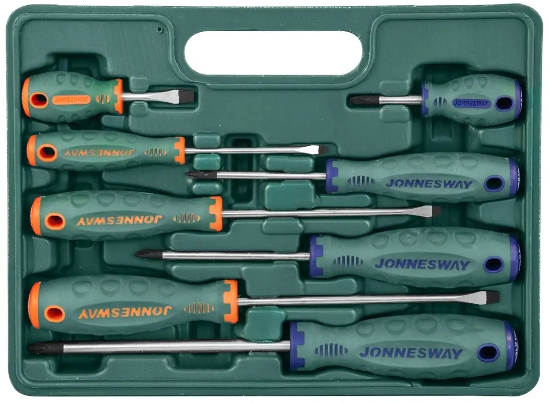 Набор отверток Jonnesway Anti-Slip Grip D71PP08S