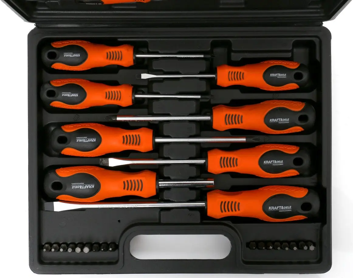Набор отверток и бит Kraft&Dele Professional KD10902