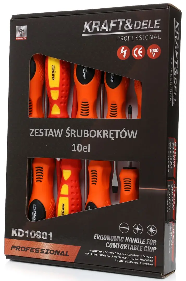 Набор отверток Kraft&Dele Professional KD10901
