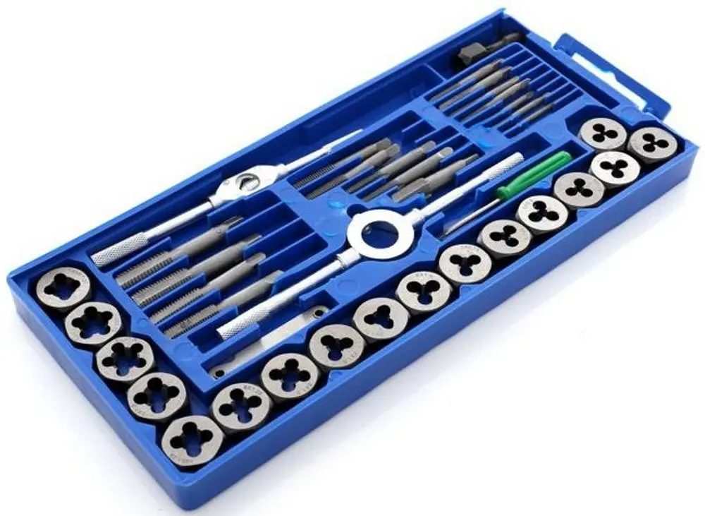 Набор метчиков и плашек Kraft&Dele KD10289