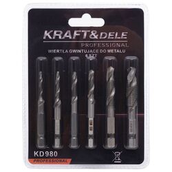 Набор сверл по метал и дереву Kraft&Dele KD980 Thumb