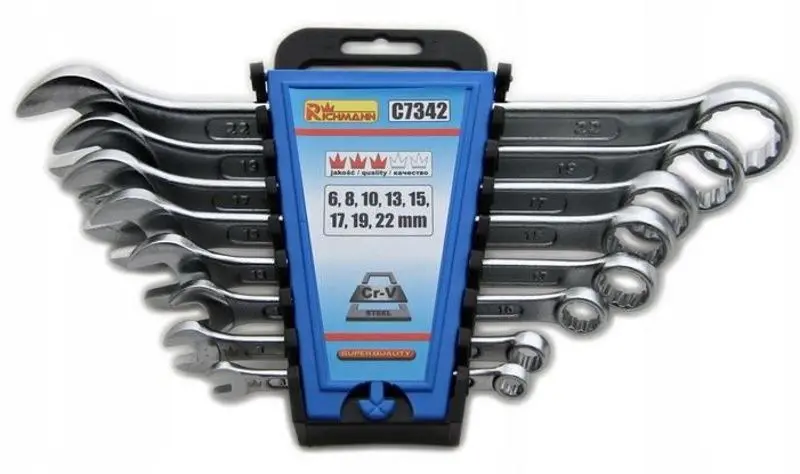 Набор комбинированных ключей Richmann C7342