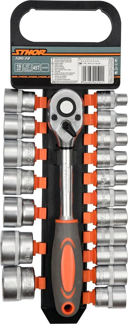 Set chei tubulare Sthor 58634