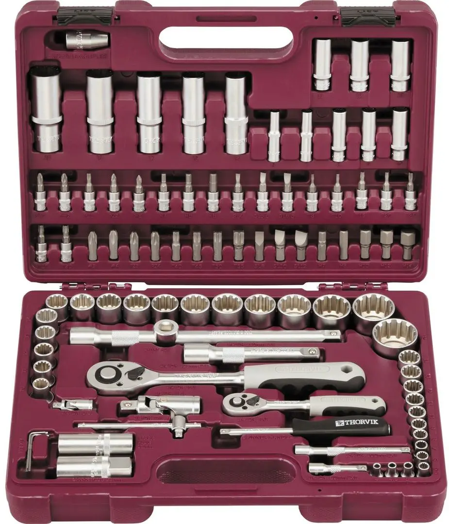 Набор ключей и насадок Thorvik UTS0094MP