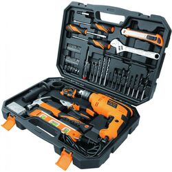 Set masina de gaurit + scule manuale Tolsen 79685