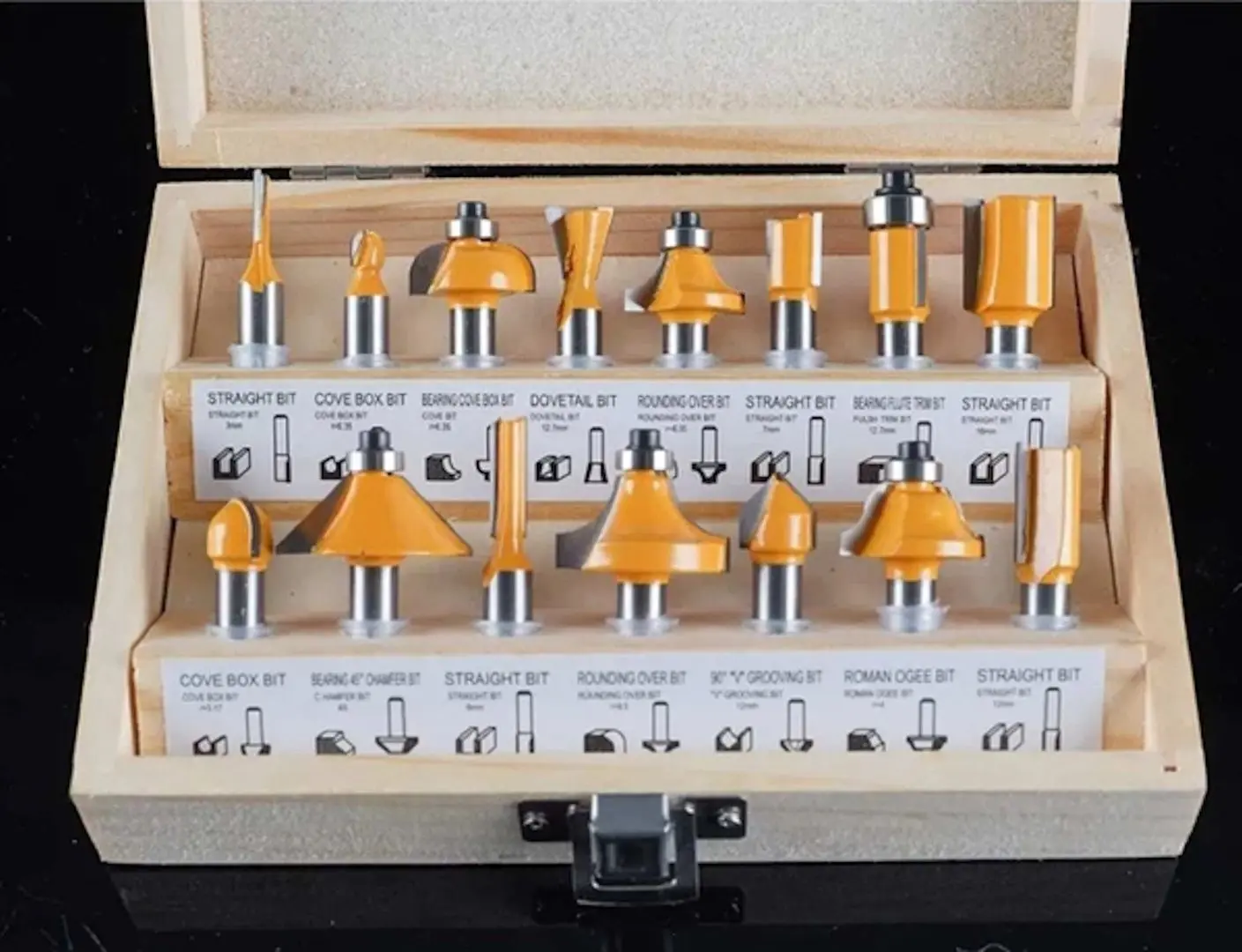 Set de freze pentru lemn Tolsen 75681 - 2