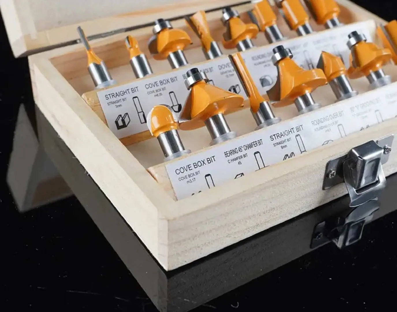 Set de freze pentru lemn Tolsen 75681 - 3