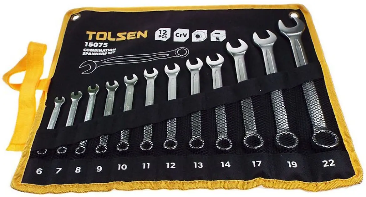 Набор комбинированных ключей Tolsen 15075