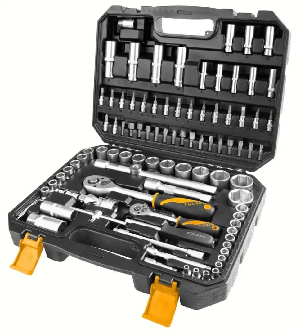 Set chei tubulare cu clichet Tolsen 15145