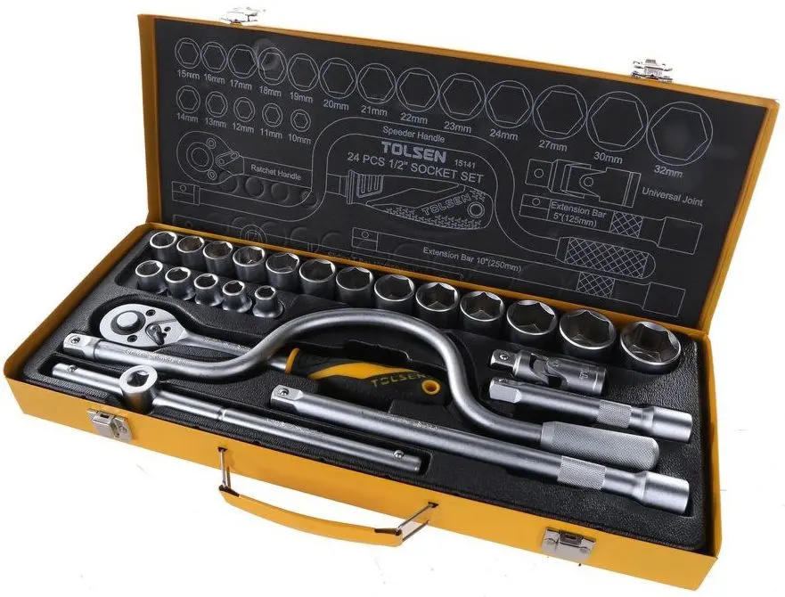 Set chei tubulare Tolsen 15141