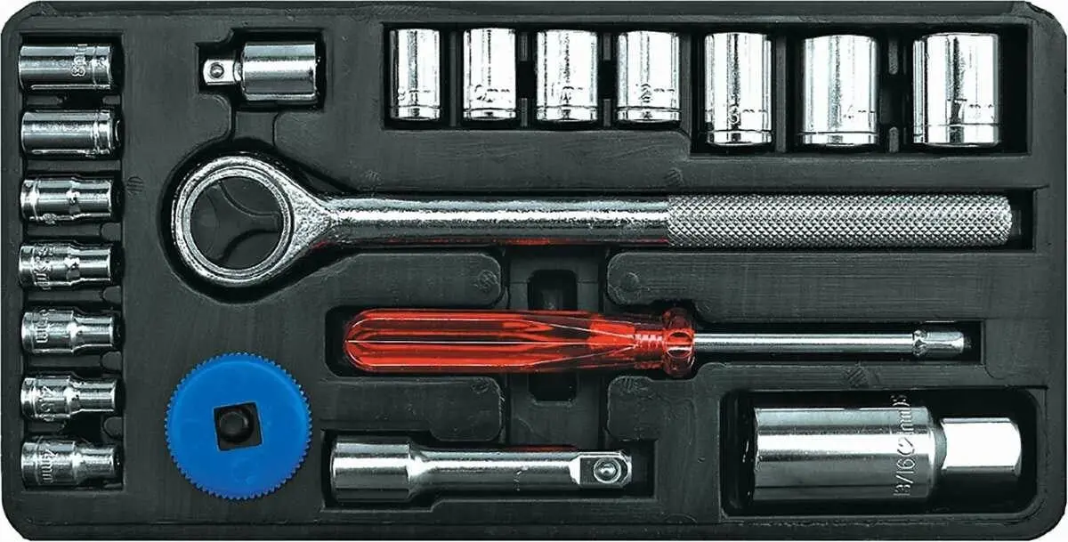 Set chei tubulare + antrenor Toya 58210