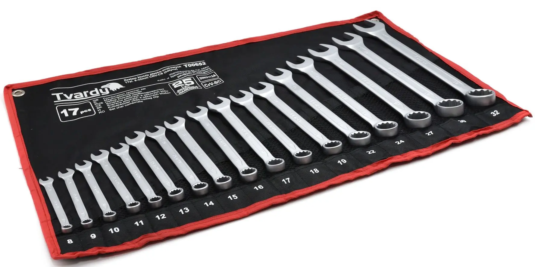 Набор комбинированных ключей Tvardy T00652 - 2