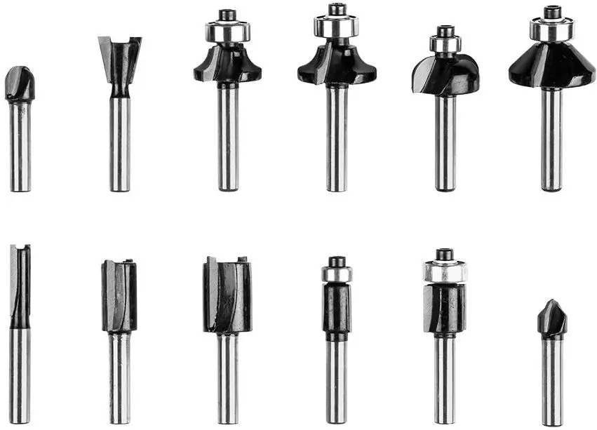 Набор фрез по дереву Verto 60H008