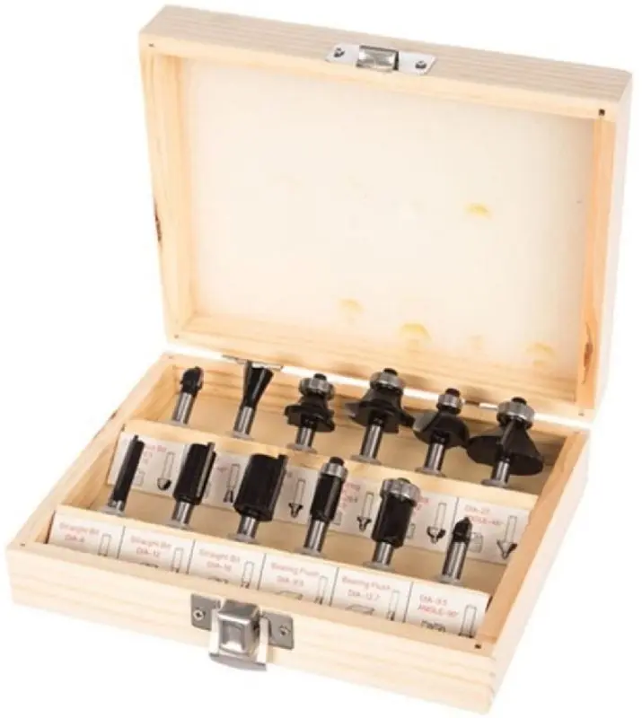 Набор фрез по дереву Verto 60H008