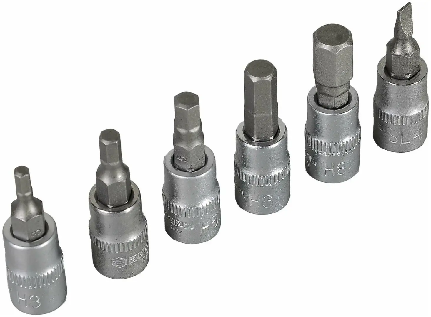 Набор торцовых головок с трещоткой Vihri 73/6/7/1 - 5