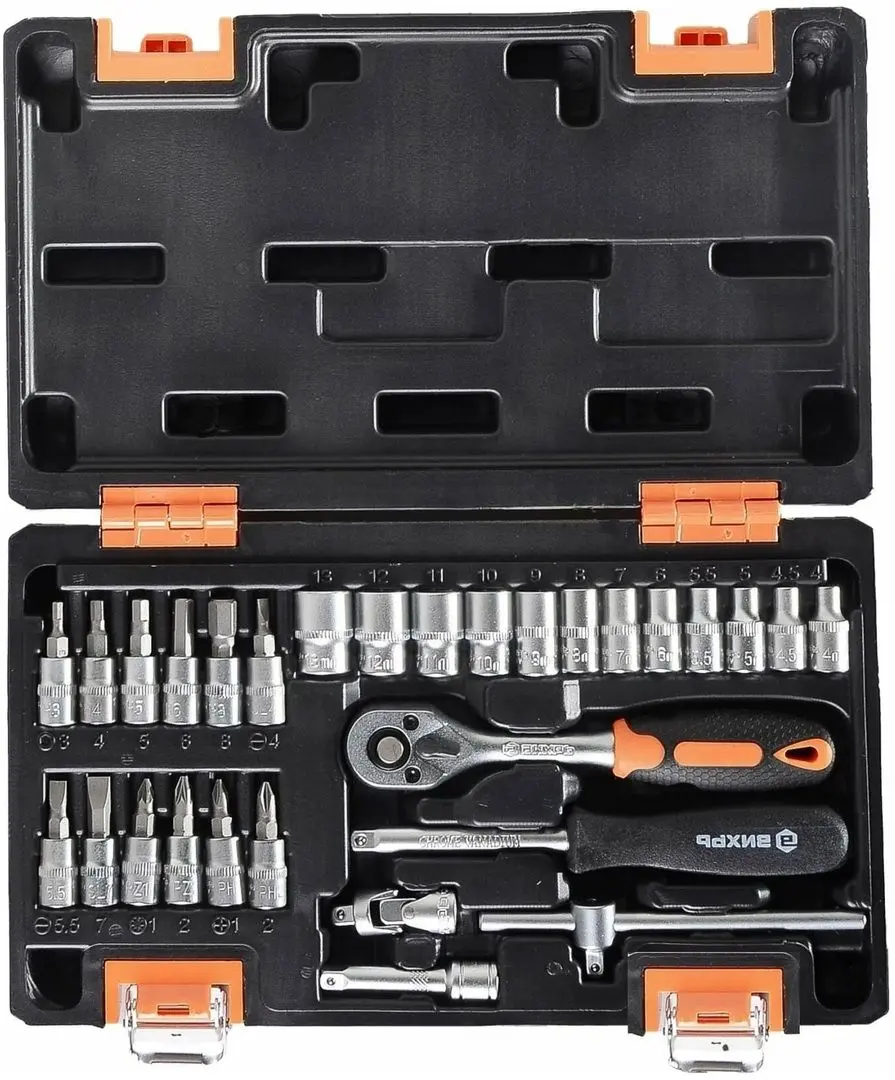 Набор торцовых головок с трещоткой Vihri 73/6/7/1 - 9