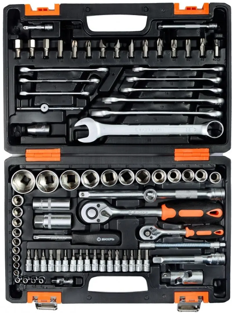 Набор торцовых головок с трещоткой Vihri 73/6/7/6