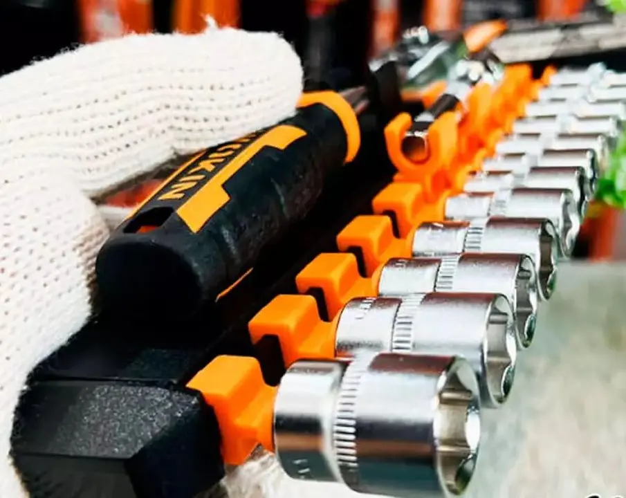 Набор торцевых головок с трещоткой Wokin 154810 - 2