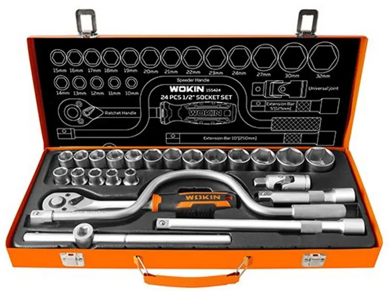 Набор торцевых головок Wokin 1/2