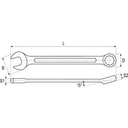 Cheie combinata Yato YT-00768 Thumb