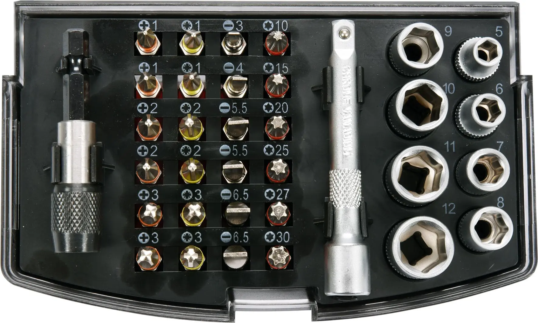 Set biti si capete tubulare Yato YT-04623