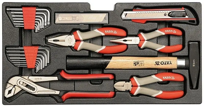 Set de instrumente Yato YT-38951 (Red/Black)