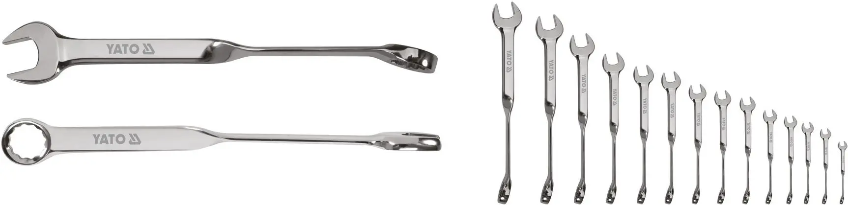 Набор комбинированных ключей Yato YT-01865