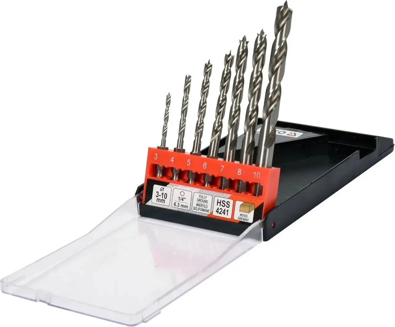 Набор спиральных сверл по дереву Yato YT-33873 - 2