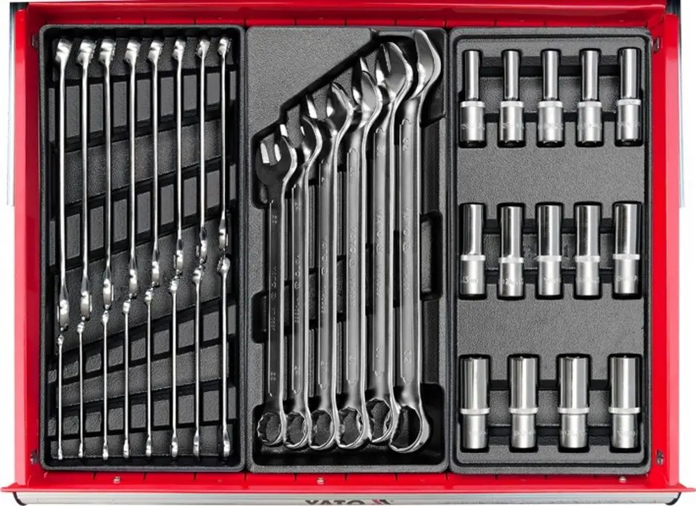 Шкаф с инструментами Yato YT-5530 (Black/Red)