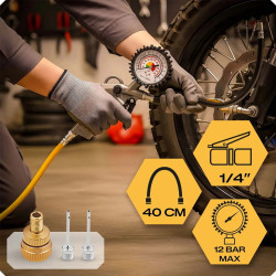 Set instrumente pneumatice Humberg HM-256 525610 (Yellow/Black) Thumb