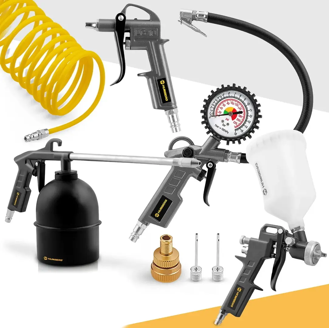 Set instrumente pneumatice Humberg HM-256 525610 (Yellow/Black)