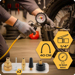 Set instrumente pneumatice Humberg HM-256 525600 (Black/Yellow) Thumb
