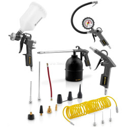 Set instrumente pneumatice Humberg HM-256 525600 (Black/Yellow)