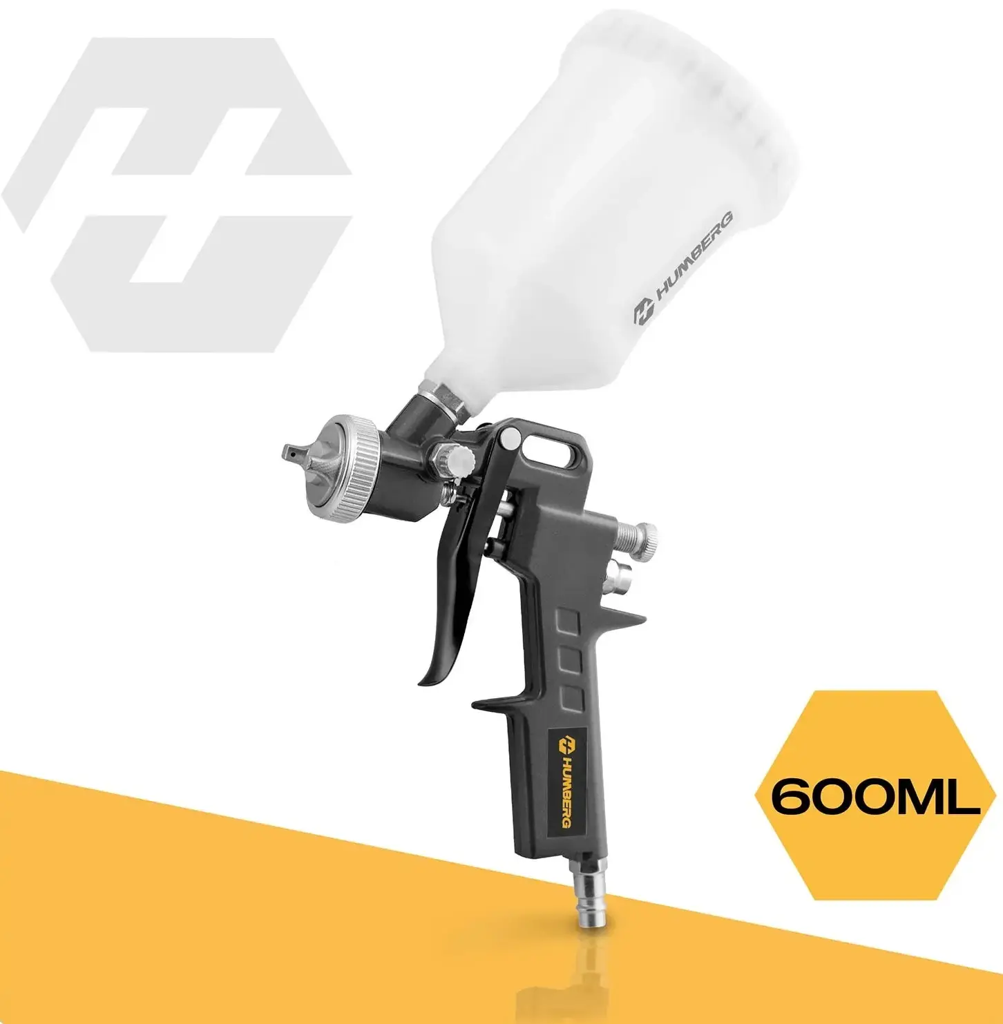 Set instrumente pneumatice Humberg HM-256 525600 (Black/Yellow) - 5