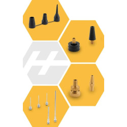 Set instrumente pneumatice Humberg HM-256 525600 (Black/Yellow) Thumb