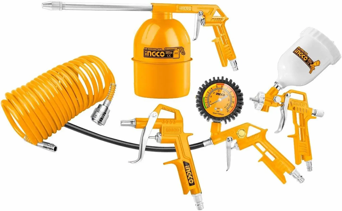 Set de accesorii pentru compresor Ingco AKT0053