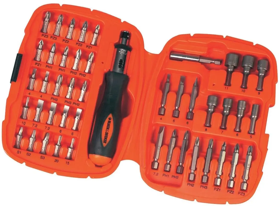 Set surubelnita + biti Black&Decker A7039