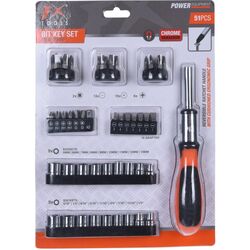 Набор бит с отверткой FX Tools 44766