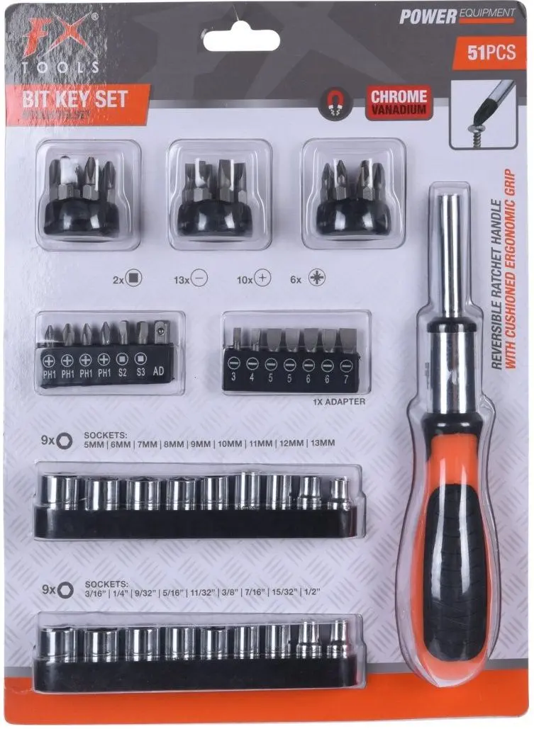 Set biti cu surubelnita FX Tools 44766