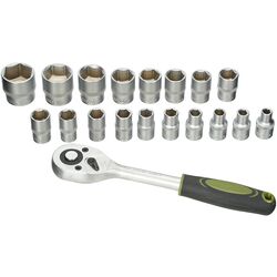 Набор торцевых головок с трещоткой Heinner CTSM019