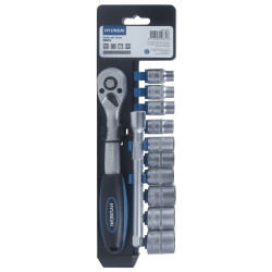 Set chei tubulare cu clichet Hyundai HY-59632