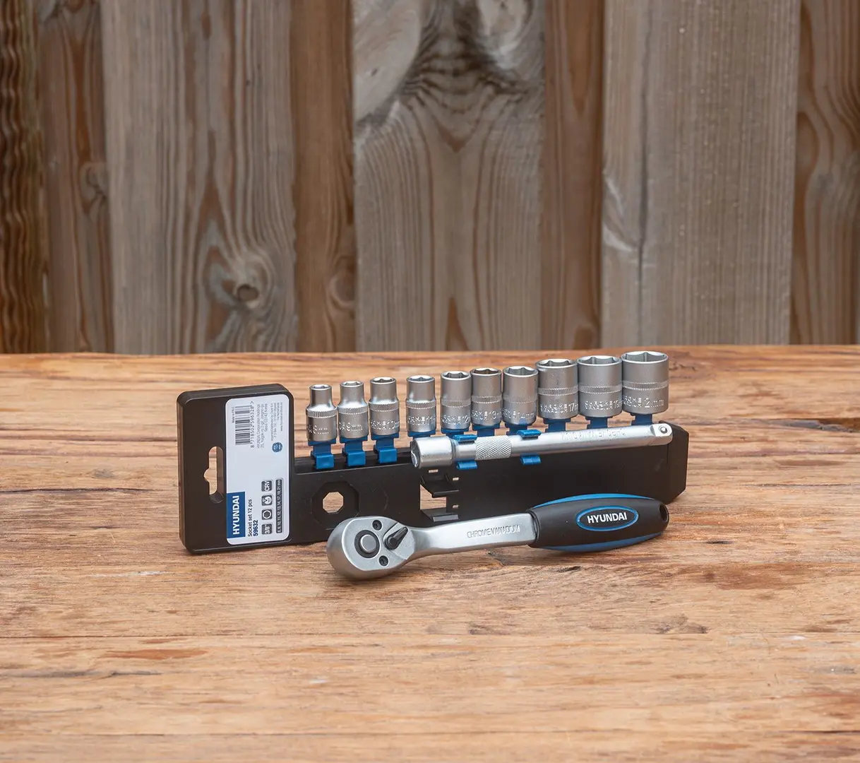 Set chei tubulare cu clichet Hyundai HY-59632