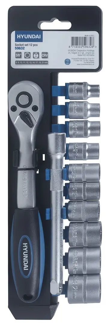 Set chei tubulare cu clichet Hyundai HY-59632